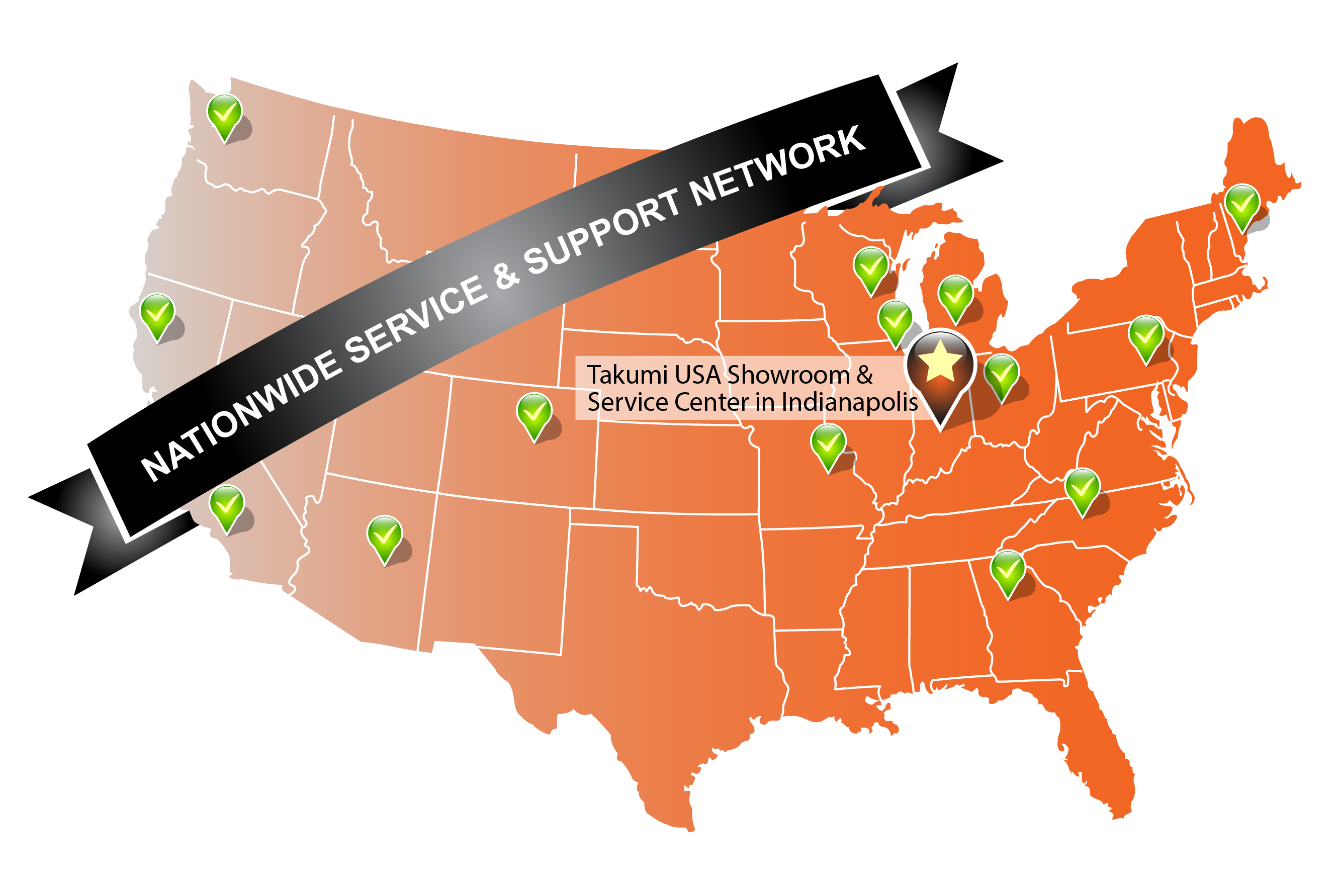 NATIONWIDE SERVICE + SUPPORT NETWORK
